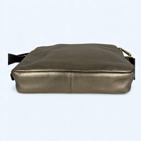 Fossil Women's Rose Gold Piper Toaster Leather Crossbody purse shoulder bag - Picture 4 of 9